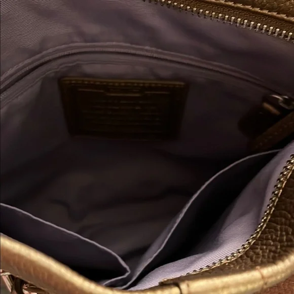 Coach Gold Crossbody Bag - Picture 4 of 9